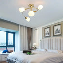 GobekUsa Glass Ball LED Chandeliers for Room Pendant Lights