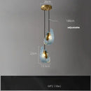 GobekUsa Blue Glass LED Pendant Lamps - Modern Designer Lighting