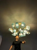 GobekUsa Blue Glass LED Pendant Lamps - Modern Designer Lighting