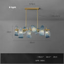 GobekUsa Blue Glass LED Pendant Lamps - Modern Designer Lighting