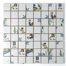 Blue Glazed Double Dutch Ceramic Mosaics 12x12