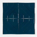 Blue Glossy Ceramic Accent Tiles 8x8