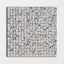 Blue Glossy Polca Colore Look Ceramic Mosaics 11 1/2x11 1/2