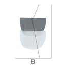 Blue Gray Abstract Canvas