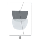 Blue Gray Abstract Canvas