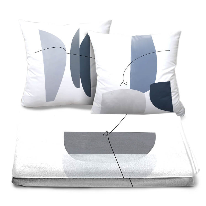 Blue Gray Abstract Dream Home Bundle