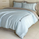 GobekUsa Cotton Solid Color Bedding Set, Premium Quality Embroidery Quilt Cover, Single Bed.