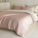 GobekUsa Cotton Solid Color Bedding Set, Premium Quality Embroidery Quilt Cover, Single Bed.