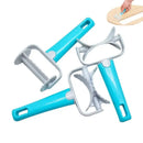 Blue & gray plastic dough cutter dumpling maker kitchen tool set by Decorbites