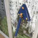 Blue & gray rotating telescopic triangle floor mop kitchen squeegee by Decorbites