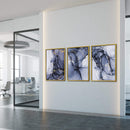 Blue Impression Canvas