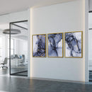 Blue Impression Canvas