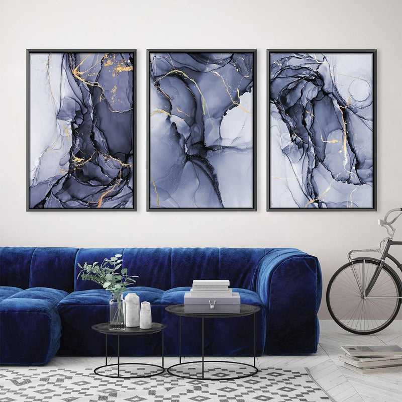 Blue Impression Canvas