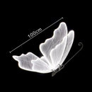 GobekUsa Blue Lace LED Butterflies Lamp for Romantic Wedding Decor