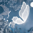 GobekUsa Blue Lace LED Butterflies Lamp for Romantic Wedding Decor