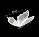 GobekUsa Blue Lace LED Butterflies Lamp for Romantic Wedding Decor