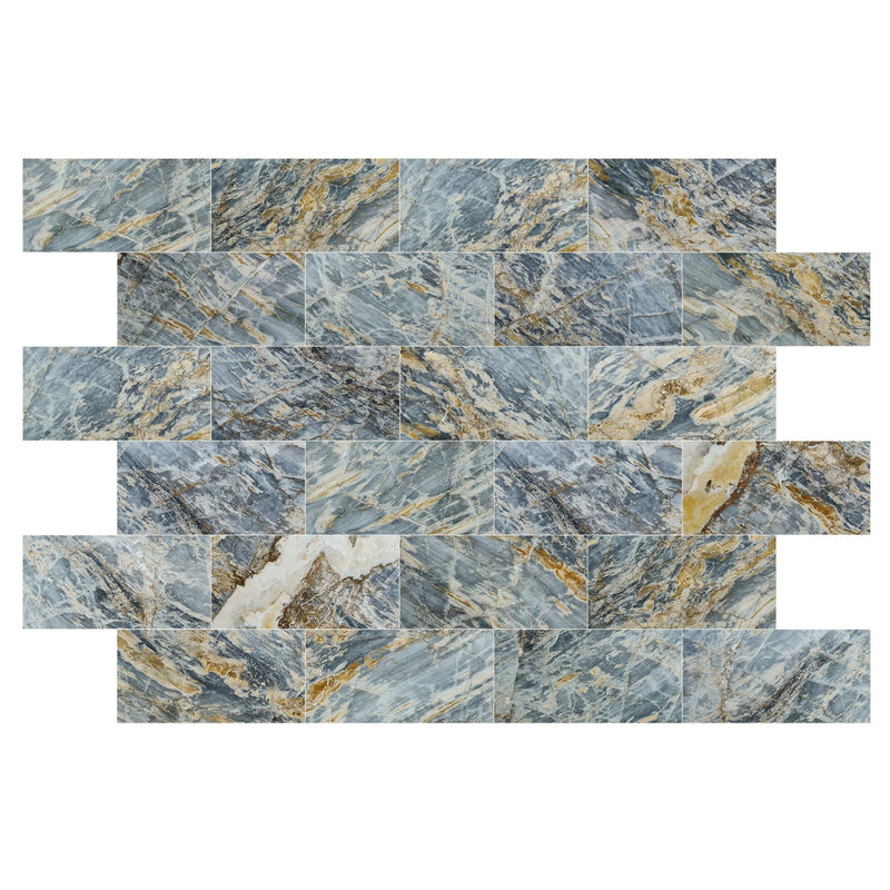 Blue Lagoon Dolomite Polished Floor and Wall Tile