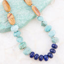 Blue Lapis and Amazonite Earth Necklace