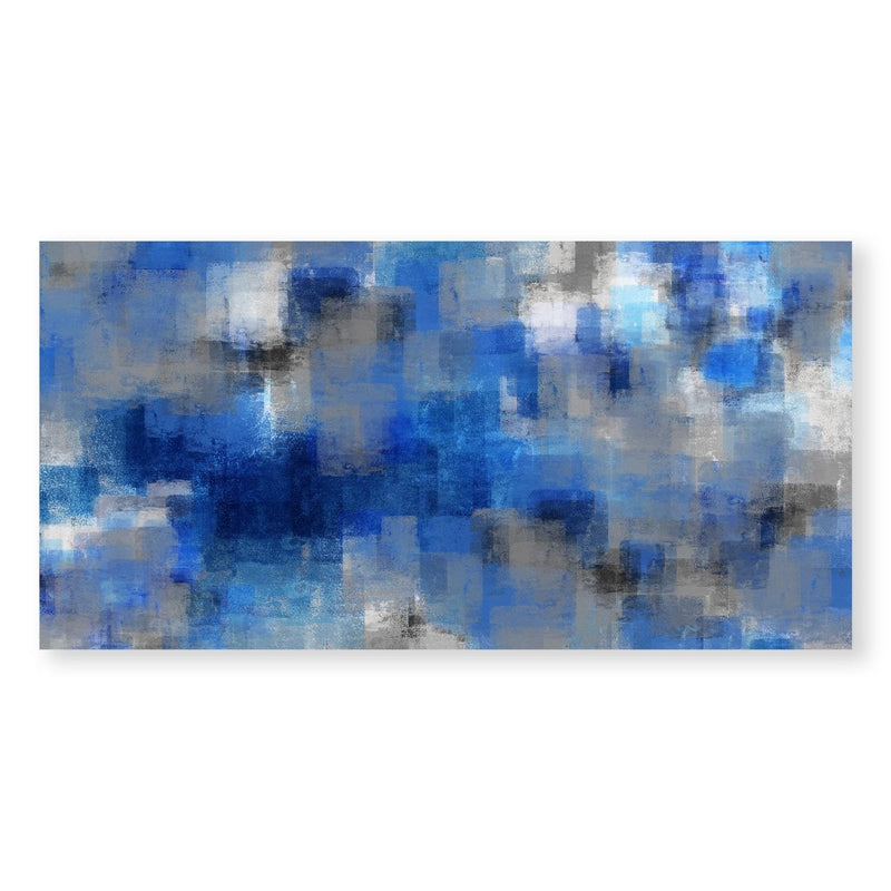 Blue Layers Canvas