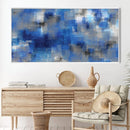 Blue Layers Canvas