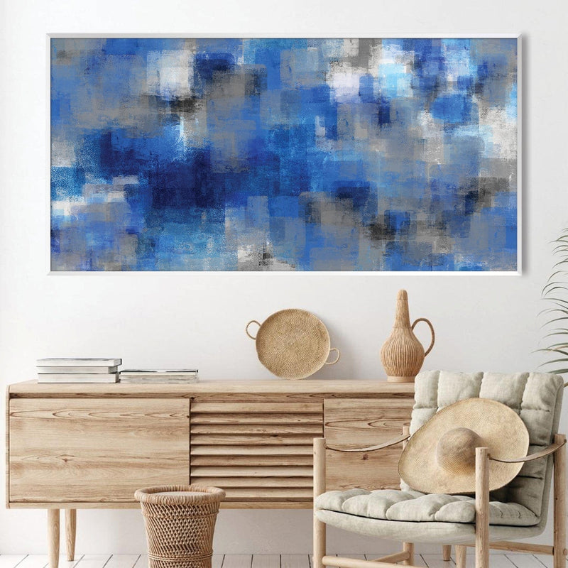 Blue Layers Canvas