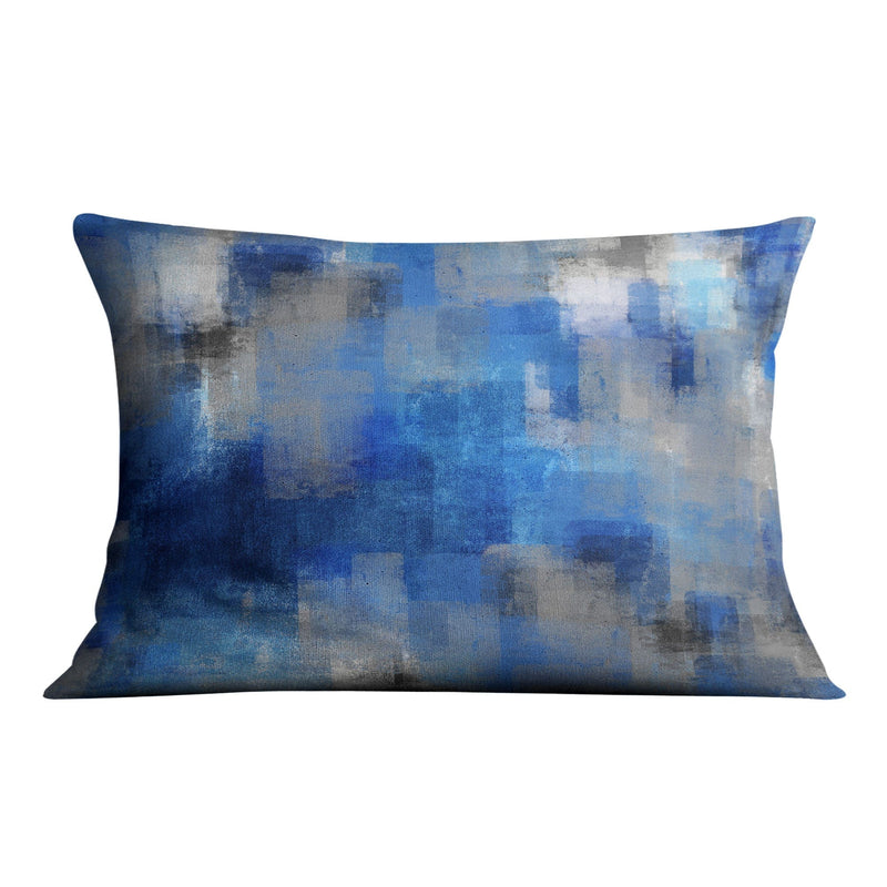 Blue Layers Cushion