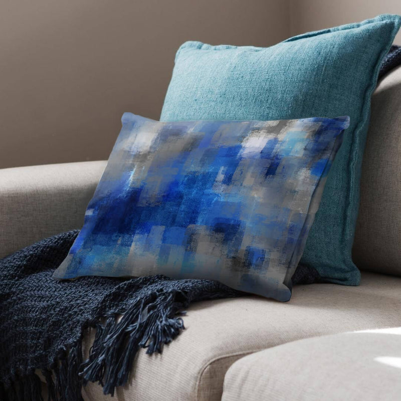 Blue Layers Cushion