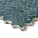 Blue Leather Alba Ceramic Accent Tiles 10 1/2x10 1/2