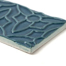 Blue Leather Barcelona Ceramic Accent Tiles 4x8