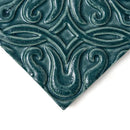Blue Leather Ceramic Accent Tiles 6x6