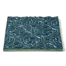 Blue Leather Mondial Ceramic Accent Tiles 6x6