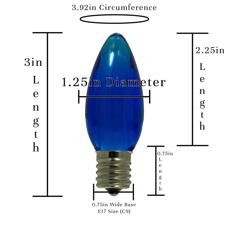 Blue LED Light Bulbs