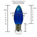 Blue LED Light Bulbs