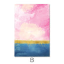 Blue Meets Pink Canvas