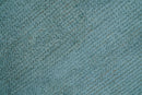 Blue Modern Solid Low Pile Hand Knotted 10x14 Bamboo Silk Area Rug