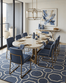 Blue Modern Hand Tufted Wool Area Rug - Elegant Accent Piece for Contemporary Homes
