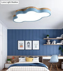 GobekUsa Nordic Cloud Shape LED Flush Mount Ceiling Lamp for Kids Bedroom