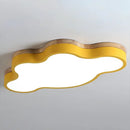 GobekUsa Nordic Cloud Shape LED Flush Mount Ceiling Lamp for Kids Bedroom