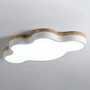 GobekUsa Nordic Cloud Shape LED Flush Mount Ceiling Lamp for Kids Bedroom
