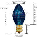 Blue Outdoor String Lights