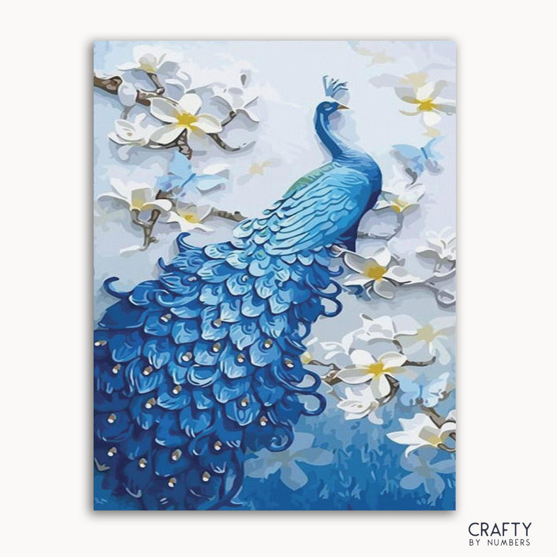 Blue Peacock Art