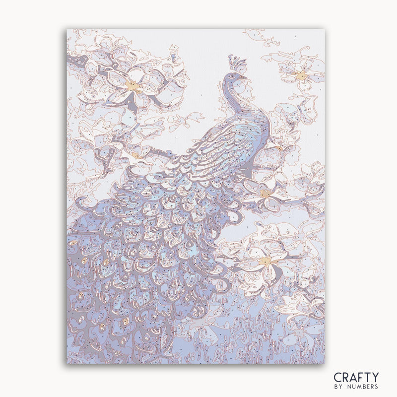 Blue Peacock Art