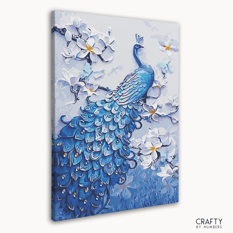 Blue Peacock Art