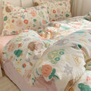 GobekUsa Cotton Cartoon Printed Bedding Set for All Seasons