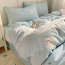GobekUsa Cotton Cartoon Printed Bedding Set for All Seasons