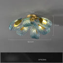 GobekUsa Blue Queen Crystal Glass Chandelier for Staircase Lighting