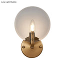 GobekUsa Blue Retro Flake Glass Sconce Light - Gold Right Angled Arm - Wall Lighting Fixture