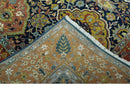 Blue, Rust and Mustard Traditional Large Design 8.4x10 fine wool area rug by The Rug Decor