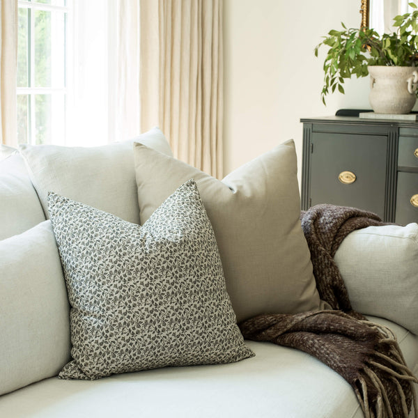 Leme Natural Cotton Pillow Cover, photo 2 of 7