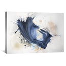 Blue Splatter Canvas